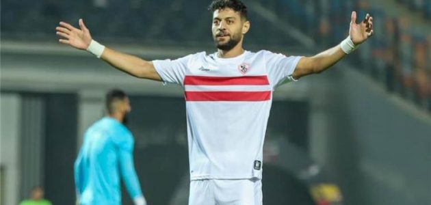 فيديو-|-مصطفى-شلبي-يغادر-مباراة-الزمالك-والمقاولون-العرب-مصابًا